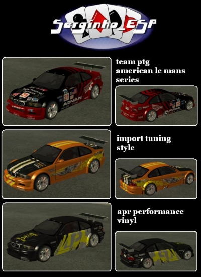 BMW M3 GTR + Vinyl Pack